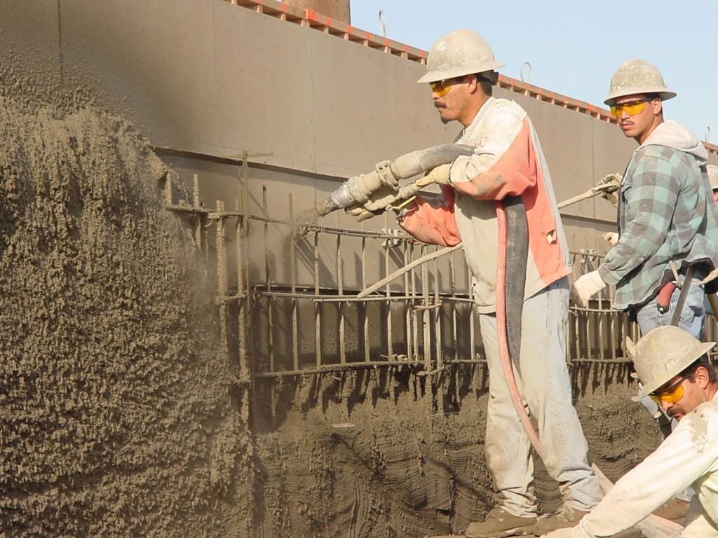 کاربردهای شاتکریت