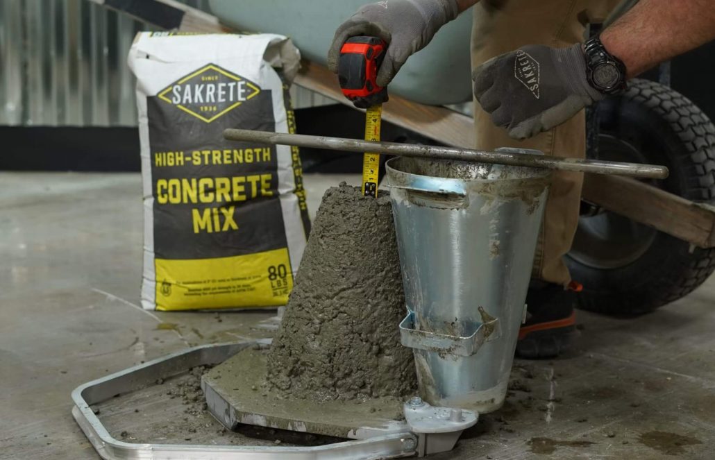 روش انجام آزمایش اسلامپ بتن