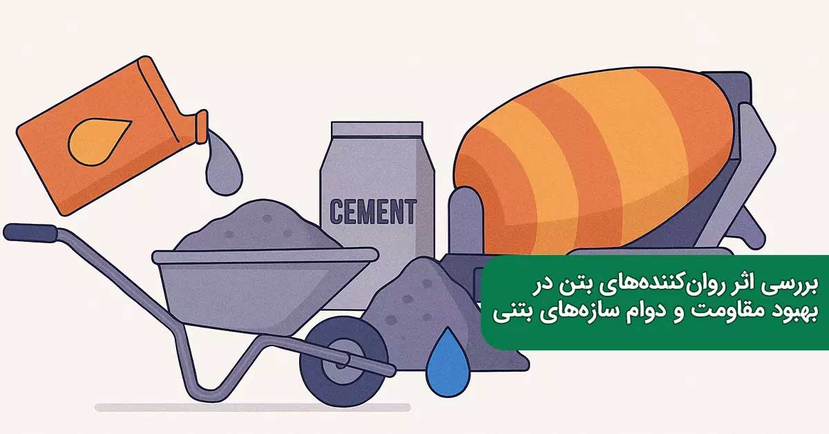 تاثیر روان‌ کننده‌ ها بر خواص فیزیکی و ساختاری بتن