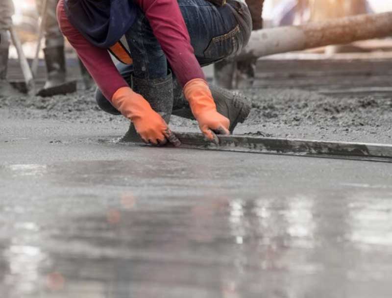 اجرای صحیح چسب بتن